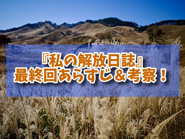 私の解放日誌　最終回